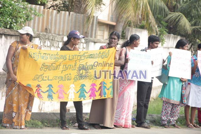 Protest Against Sexual Violence Held In North East Tamil Guardian 
